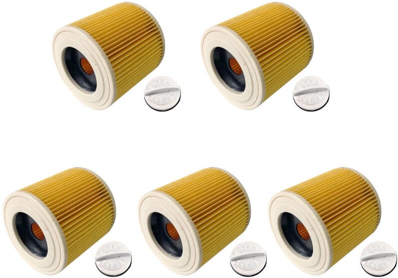 Patronen-Filter inkl. Verschluss für Kärcher a 400 Plus, a 2099, a 2104, a 2199, a 2999, a 3100 obi, A1000 A2000 A3000 S...