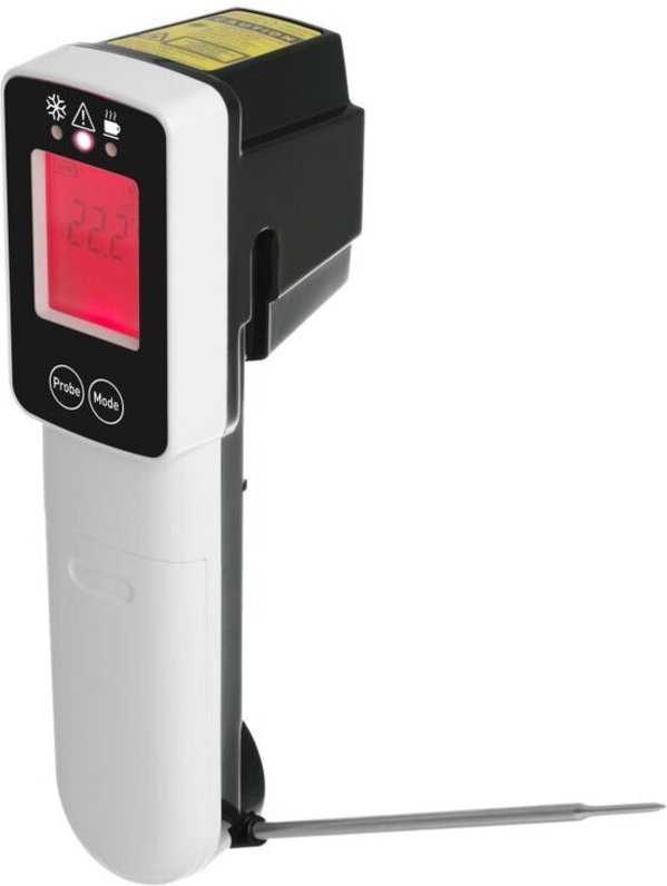 Infrarot-Thermometer mit Sonde, 39x53x(H)158mm - Hendi