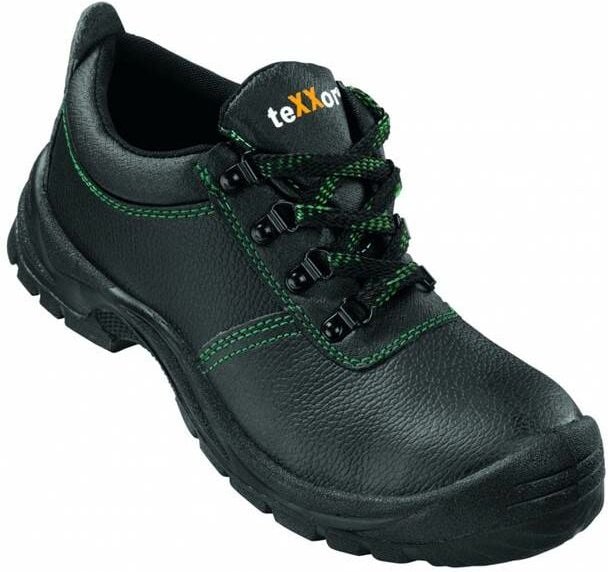 teXXor® S3-Sicherheitshalbschuhe AUXERRE schwarz/grün 631150 Gr. 50