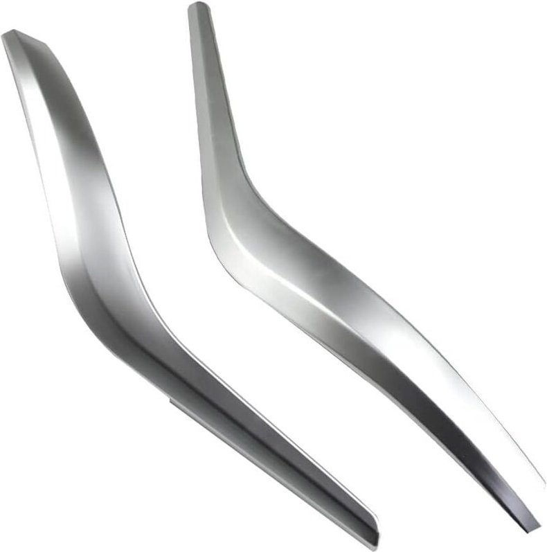 Ccykxa - 2 Stück (mattsilber) links rechts Auto-Innentürverkleidung Griff-Zugverkleidung Auto-Innentürgriffabdeckungen k...