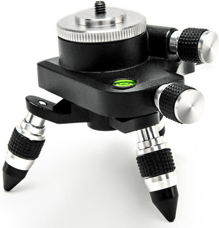 FOREHILL Laser-Nivellieradapter, Stativhalterung aus Aluminiumlegierung, 1/4"- und 5/8"-Gewinde für die meisten Laser-Ni...