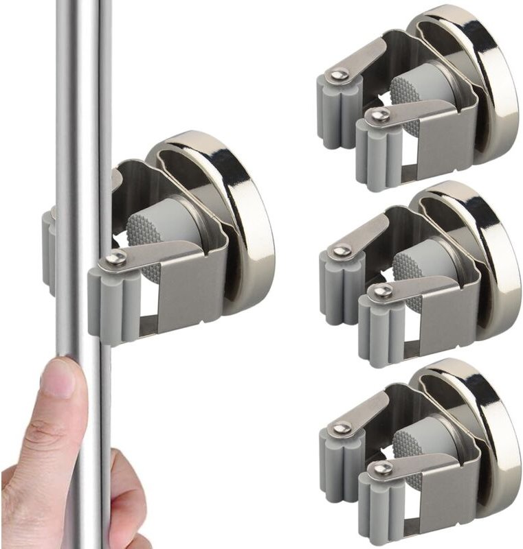 CCYKXA Hochleistungs-Magnethaken für Türen – Starker magnetischer Besenhalter zur Wandmontage, kein Bohren erforderlich ...