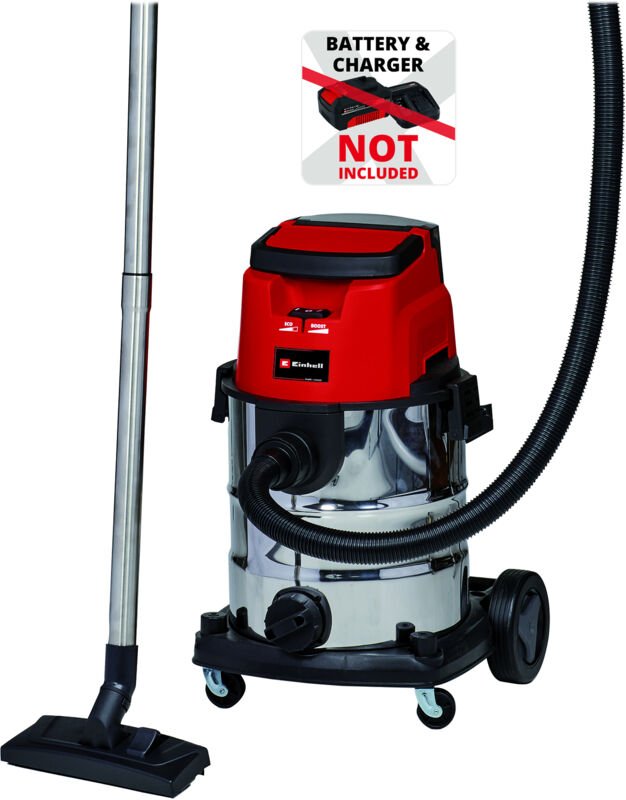 Akku-Nass-Trockensauger te-vc 36/25 Li S-Solo Power X-Change (Li-Ion, 36 v, ECO/BOOST-Mode, 150 mbar Saugleistung, Edels...