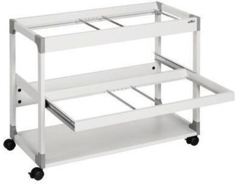 Hängemappenwagen system file trolley 200 multi duo 89,7 x 71,5 x 43,2 cm (b x h x t) Metall Stahl (epoxidharzbeschichtet...