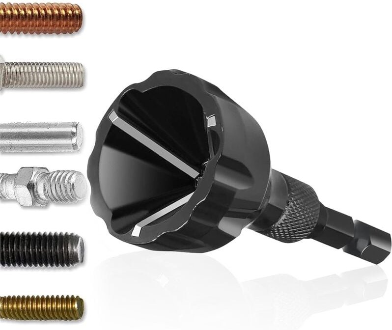 Außenentgrater Metall, 3 bis 20 mm Entgrater Reparaturschrauben, Entgrater Gewindestangen aus Metall, Werkzeuge zur Repa...
