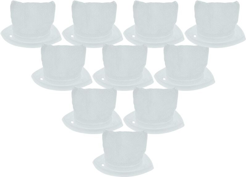 vhbw 10x Staubsaugerfilter Ersatz für Black & Decker 90590689, FLVD10-XJ für Staubsauger - Schmutzfilter, Filtereinheit