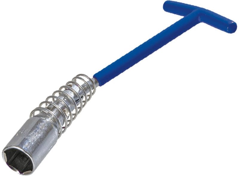 Zündkerzenschlüssel mit Gelenk T-Griff 21mm CrV