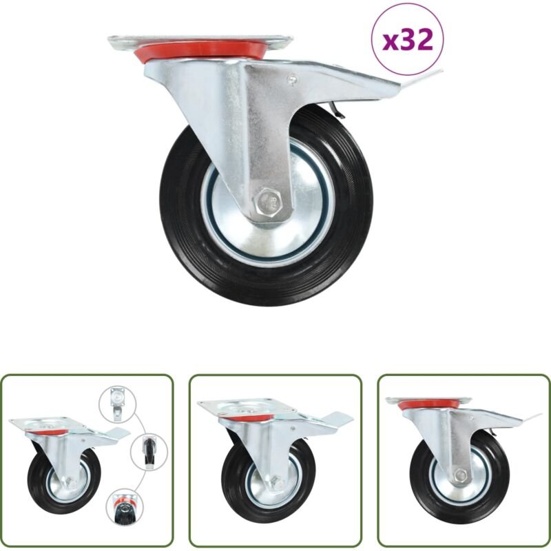 Bremsen - 32 Stk. Lenkrollen 160 mm