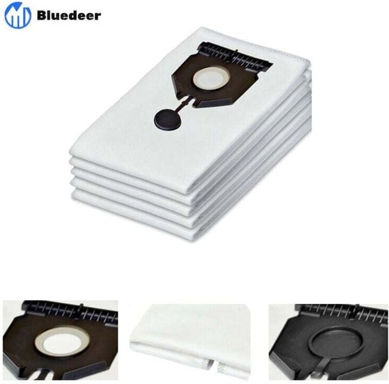 5er-Pack Staubsaugerbeutel für Kärcher 2.889-154.0 NT 30/1 30L Bluedeer Staubsaugerbeutel