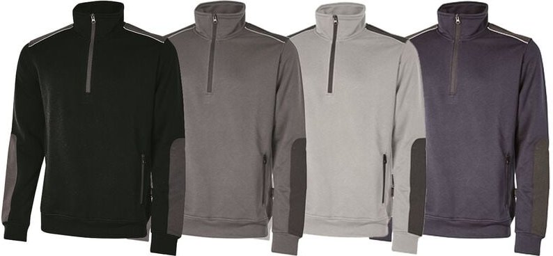 U-Power Cushy eco friendly Arbeitssweatshirt - XXXL - Gris claro