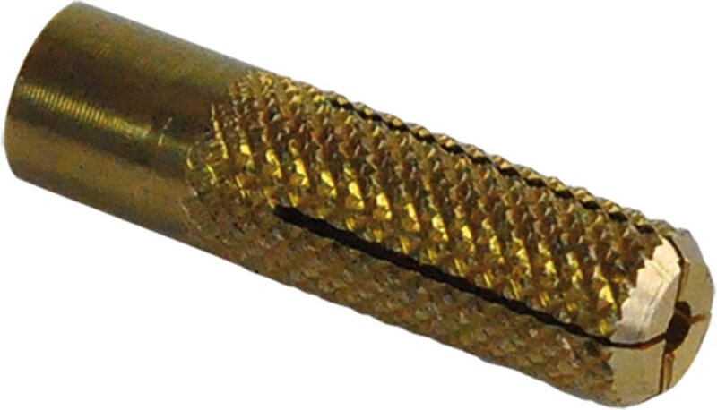 Tassello ottone M12 - 15 x 38 mm