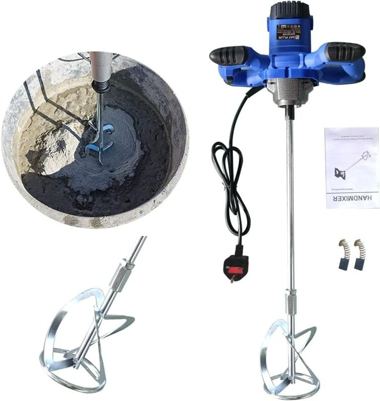 Day Plus - Rührwerk Mörtelrührer Rührgerät 2800W Mörtelmischer Handrührwerk Beton Rührstab