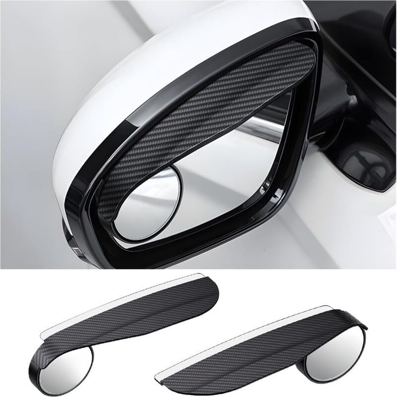 Stück Toter-Winkel-Spiegel, Toter-Winkel-Spiegel fürs Auto, 360-Grad-Weitwinkel-Rückspiegel, verstellbarer Zusatzspiegel...