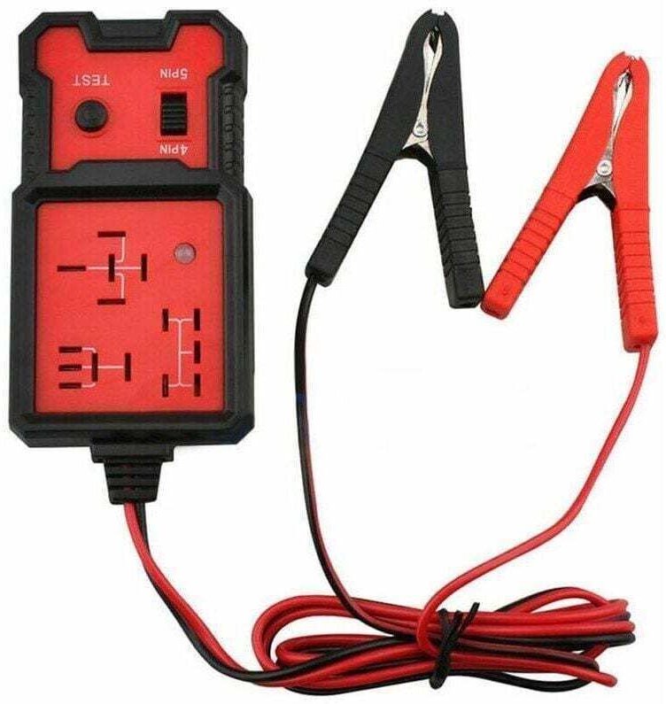 Kfz-Relaisprüfer, XU, Kfz-Relais-Diagnosegerät, 12-V-Elektronikrelaisprüfer, Autobatterieprüfer mit Klemmen - KZQ