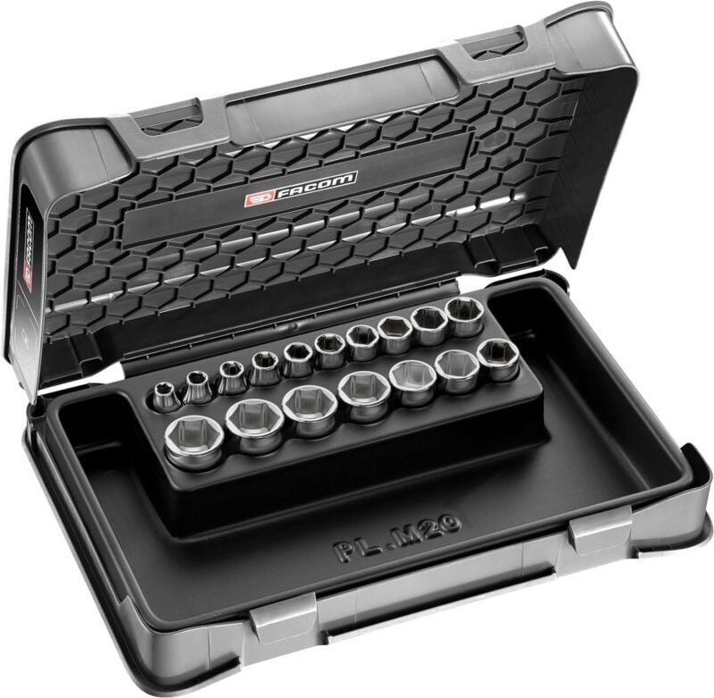 FACOM Steckschlüssel-Set 3/8 6-Kant, 17-tlg.