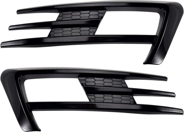 FüR Golf 7 MK7 2014 2015 2016 2017 FrontstoßStange Nebelscheinwerfer Gitter Augenbrauenabdeckung Trim Bright Schwarz