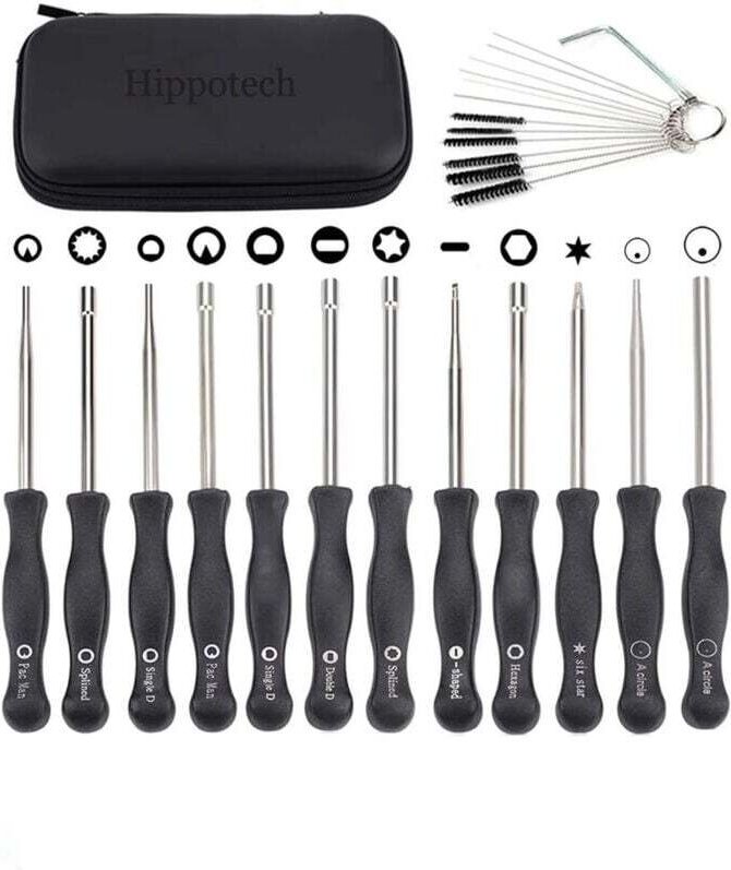 12-teiliges Vergaser-Einstellwerkzeug-Set mit Kreis-Schraubendrehern für kleine 2-Takt-Motoren für Husqvarna für STHIL f...