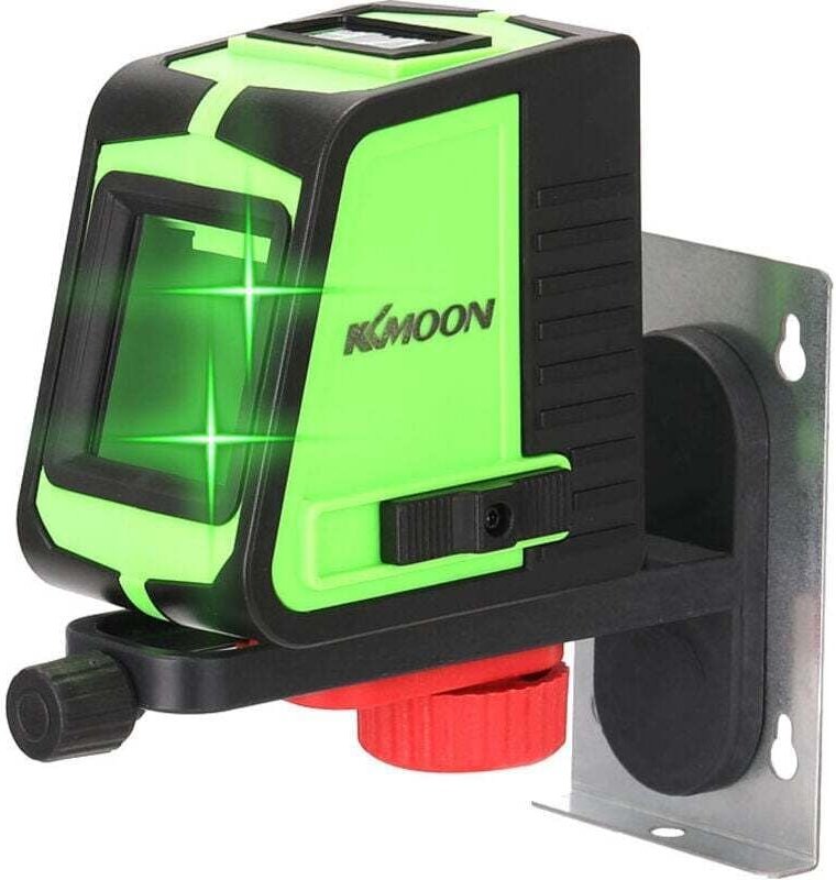 Laser-Nivelliergerät, grüner Laser, 2 Helligkeitsstufen, Baulaser, horizontaler und vertikaler Kreuzlaser für Innenausba...