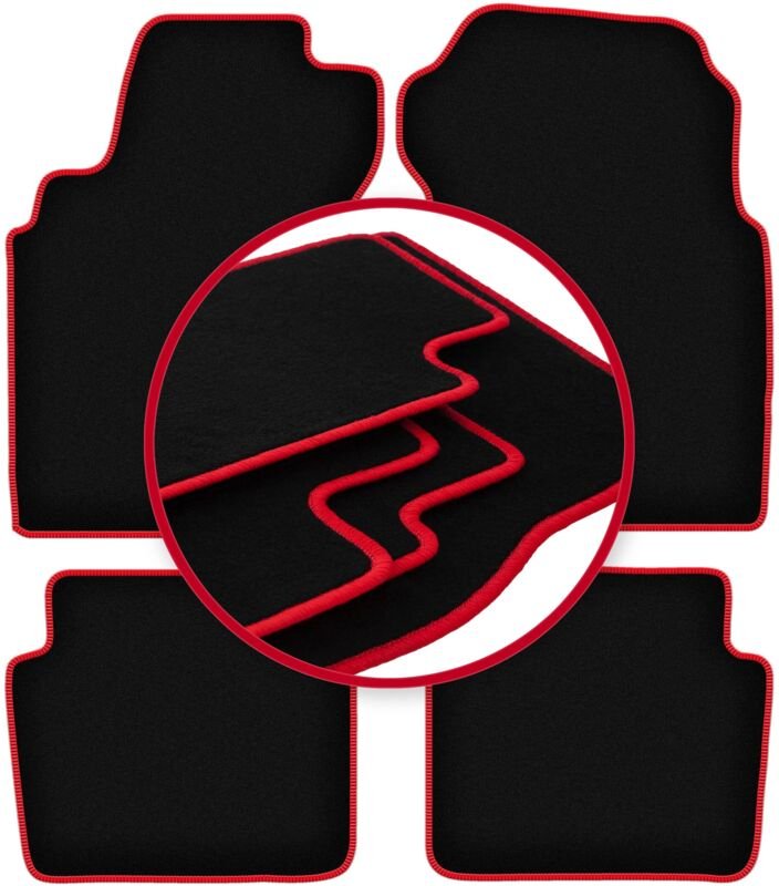 CARLUX-RED Autofußmatten für: Nissan Maxima IV Limousine (1995-2000)