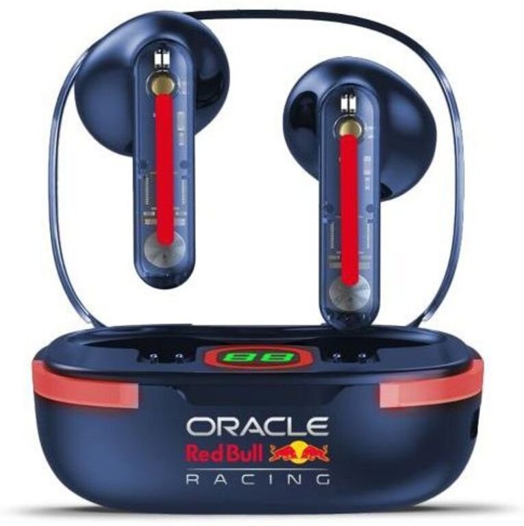 Wecker Lautsprecher - RED BULL - RB-SK300 - Bluetooth 5.0 - FM Radio - LED Bildschirm