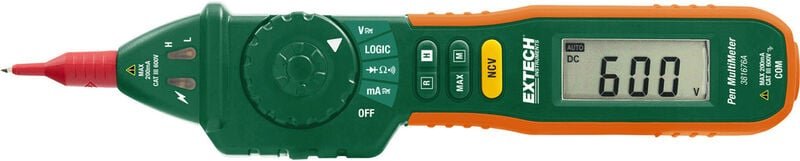 381676A Hand-Multimeter digital cat iii 600 v Anzeige (Counts): 2000 - Extech