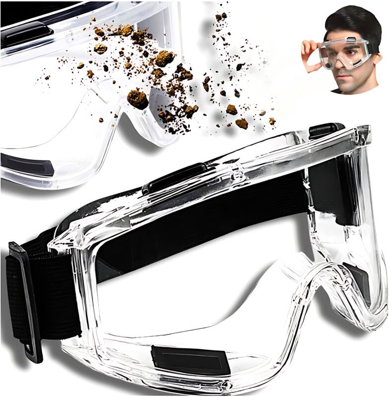 Schutzbrille, Arbeitsbrille, splitterfest, transparent, Arbeitsschutz