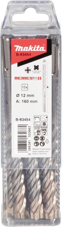 Makita Sds Plus Bohrer Nemesis Ii 12x160 Mm (10Stk.)