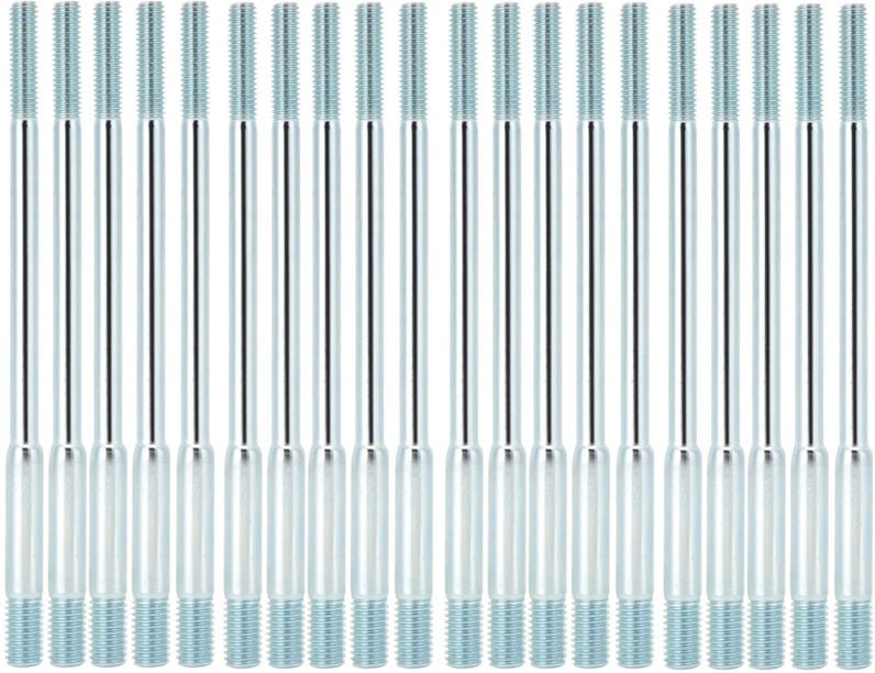 20 Stück M6x8x135 doppelseitige Zylinderkopfschrauben für 188F Benzingenerator