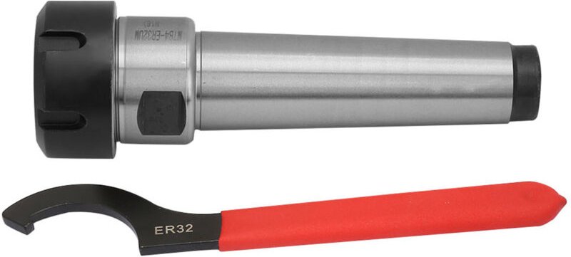 Spannzangenfutter aus Kohlenstoffstahl MT4 ER32 M16 Werkzeughalter für CNC-Fräs- und Drehmaschinen mit Schraubenschlüsse...