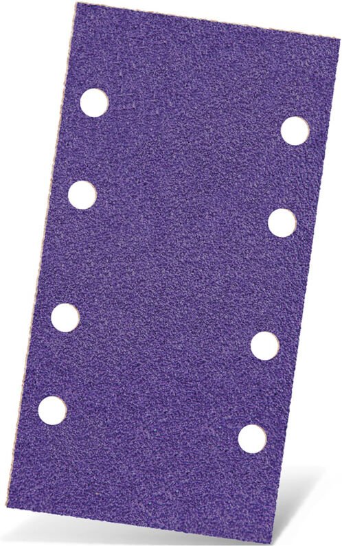 Titanium hd Klett-Schleifblätter, 180 x 93 mm, 8-Loch, f. Schwingschleifer, Keramik-Mix (50 Stk.) K240 - Menzer