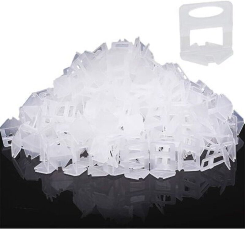 400 Stück Nivellierlaschen für Fliesenverlegehilfen, Zugstreifen, 2 mm Fugenbreite - Ccykxa