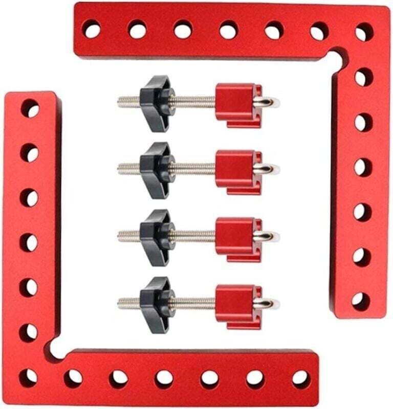 90-Grad-Positionierwinkel, L-förmige Winkelklemme, Zimmermanns-Spannwerkzeug (140 mm x 140 mm)