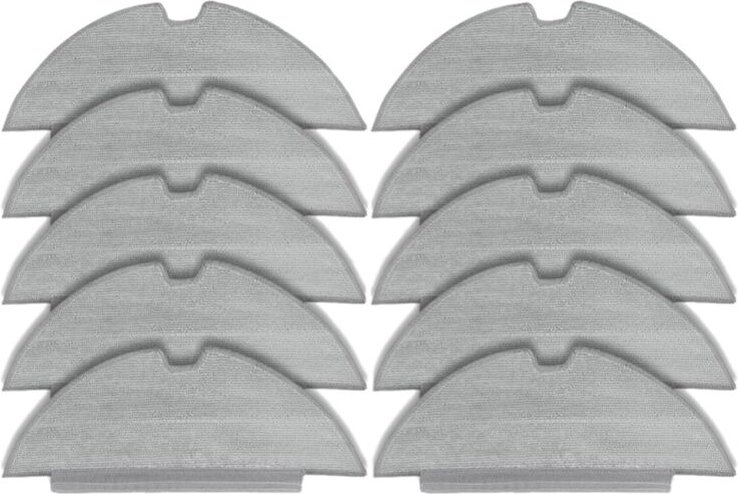 10 Stück Mopp-Tuch-Pads für RoboVac L35 Hybrid+, LR30 Hybrid+ Roboter-Staubsauger, Ersatz-Ersatzteile, Zubehör