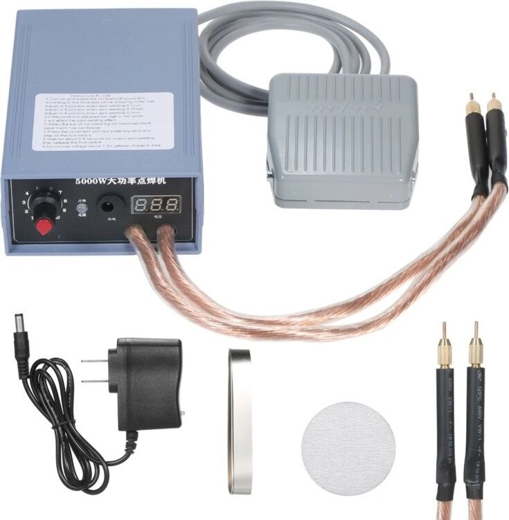 5000-W-Punktschweißstation, Punktschweißmaschine für 18650-Akku - EU-Stecker