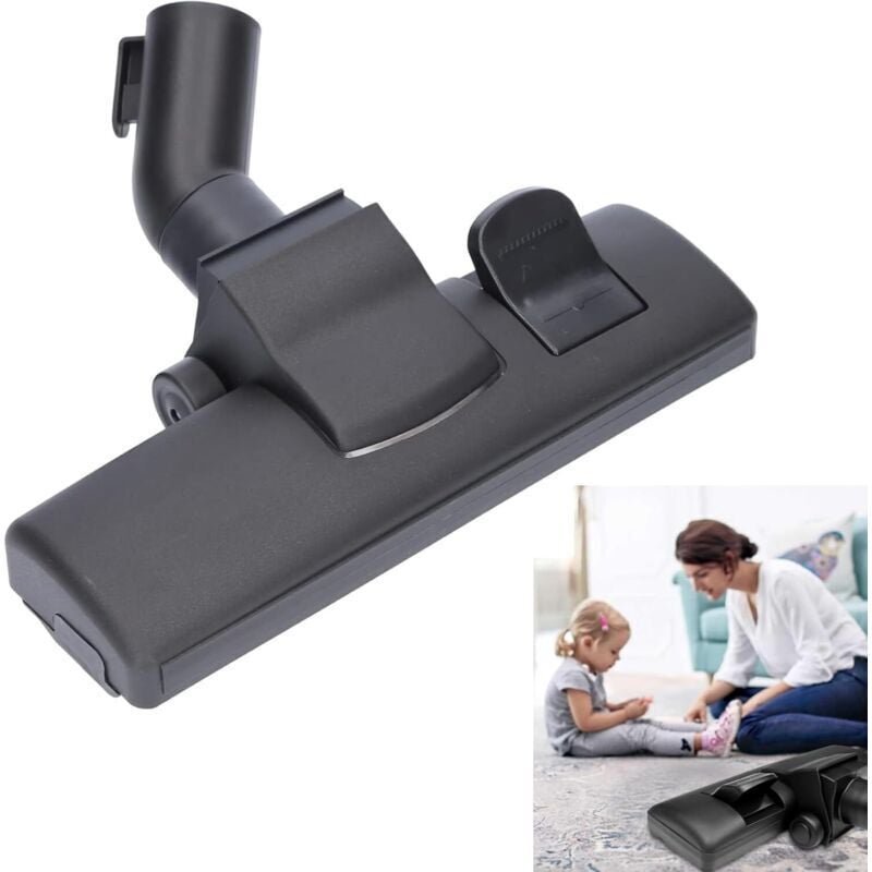 1 Universal-Staubsaugerbürste, 32 mm, mit Kabelstecker für Teppiche und Adapter, geeignet für Staubsauger