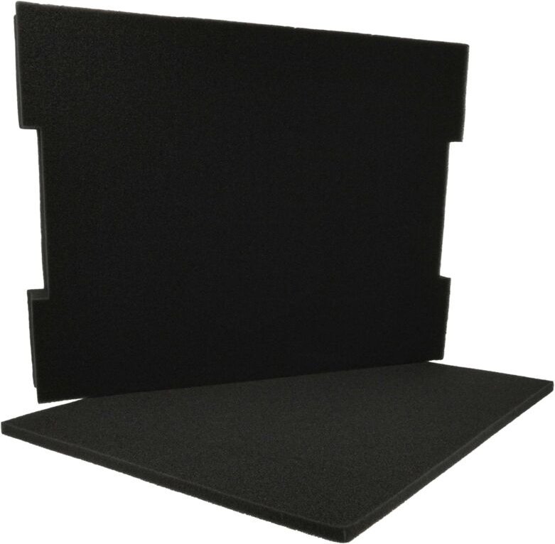 Schaumstoffeinlage Ersatz für Bosch 6000003672 für Werkzeugkoffer - vorperforierter Schaumstoff, Schwarz - Vhbw