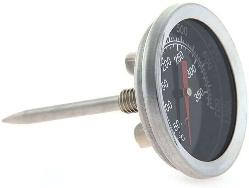 Backofen-Thermometer aus Edelstahl Grillthermometer für Barbecue Rauchofen Thermometer 50 bis 350 °C, 100 bis 700 ℉ (Typ...