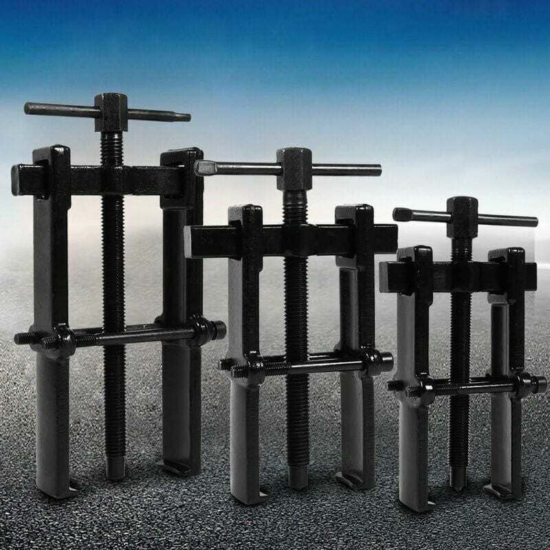 Verstellbarer Lagerabzieher mit zwei Backen aus Kohlenstoffstahl – geeignet für Pumpen und Riemenscheiben (40–80 mm).