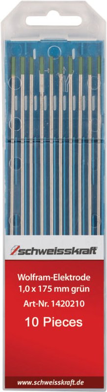 Schweißkraft Wolframelektroden W grün / 1,6 x 175 mm, 1420216