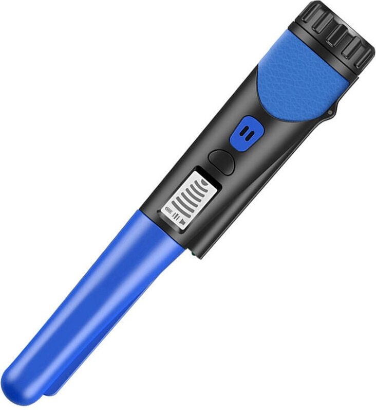 Metalldetektor Schatzsucher mit LCD-Bildschirm (blau)