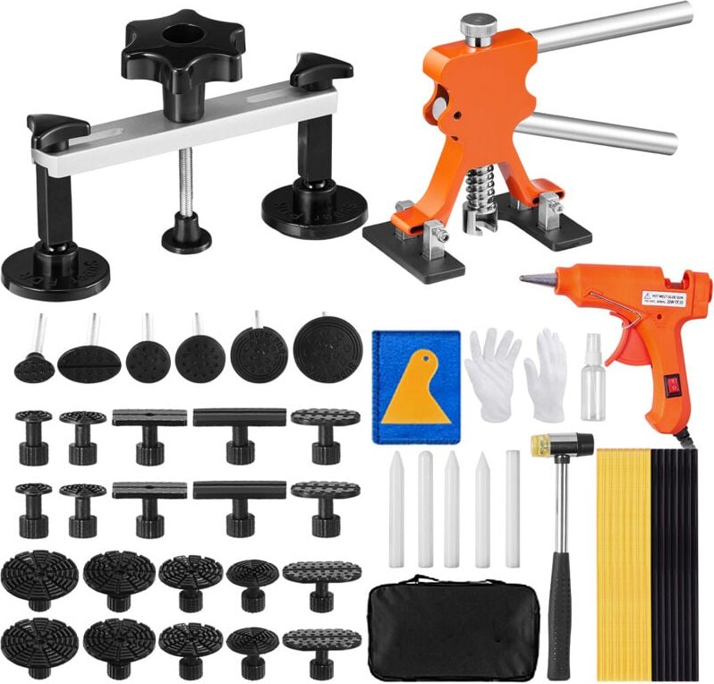 Karosserie-Dellenzieher, Brückenheber, lackierfreies Hagelentfernungs-Reparaturset - Mophorn