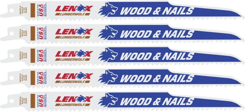 Säbelsägeblatt a 5 Stk. 225 x 20 x 1,3 mm 6 z - Lenox