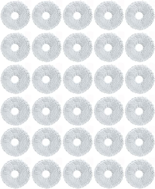 30PCS Mopp Lappen für Dream Bot L10S Pro L10S Ultra L20 Ultra X20 Pro X30 X30 Pro L30 Ultra S10 / S10 Pro Roboter Vakuum...