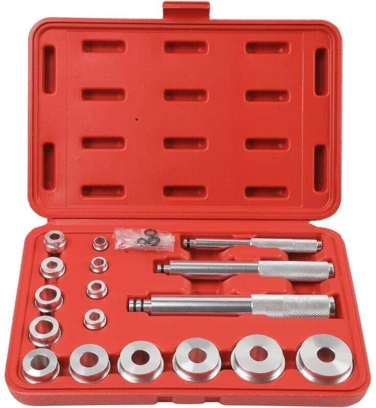 17-teiliges Werkzeugset zum Ein- und Ausbau von Lagern – Aluminium – Präzise und robust – Für Fahrzeug-/Maschinenreparat...