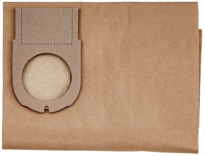 5 Papierfilterbeutel, 25 Liter, für as 9010, asa 9011 (631348000) - Metabo