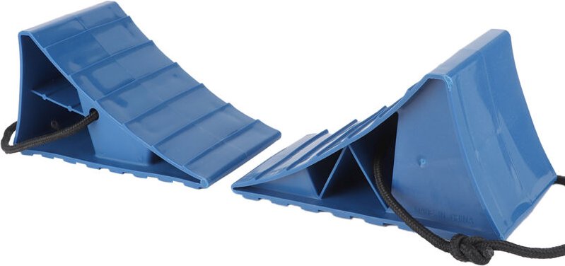 Rutschfester Reifenstopper, tragbarer Radkeil, 2 Stück, für Autoanhänger, Wohnwagen, Motorräder.