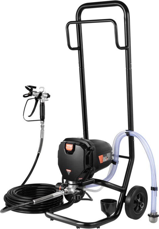 Mophorn - vevor Rollbares Airless-Farbspritzgerät, 750 w, 3000 psi, Hocheffizientes Elektrisches Spritzgerät, Farbspritz...