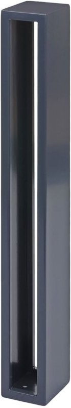 HHG - Fahrradbügel 307, Fahrradständer Anlehnbügel, verzinkter Stahl Outdoor-pulverbeschichtet 87x10x13cm anthrazit