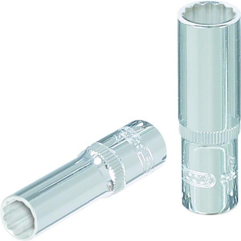 1/4' CHROMEplus 12-kant-Stecknuss, lang, 5mm