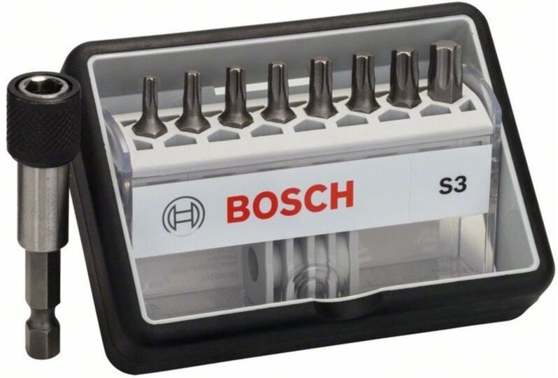 Schrauberbit-Set Robust Line s Extra-Hart 8 + 1-teilig 25 mm Torx - Bosch